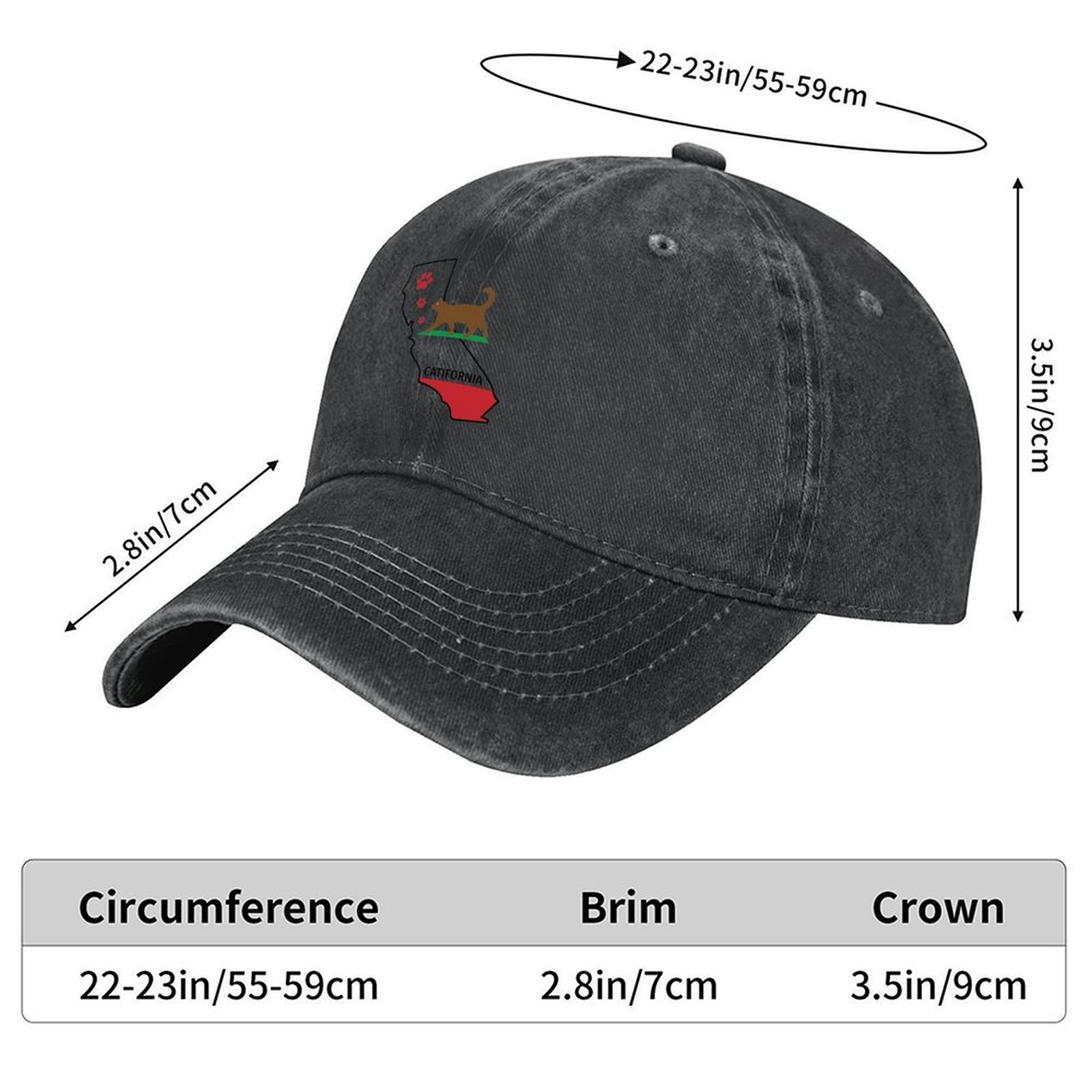 California Catifornia State Ma - огляд і ціна Golf Cap Dad
