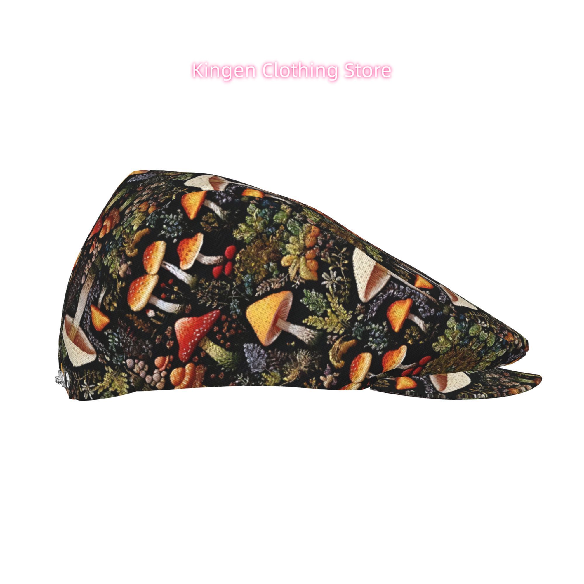 Mysterious Forest Floor Mushro - огляд і ціна Newsboy Cap Ivy