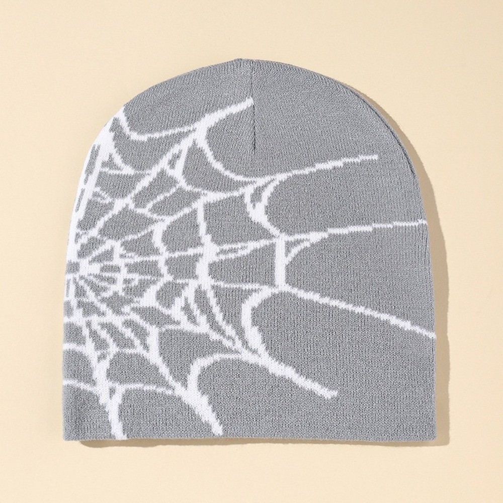 Hip-hop Soft Spider Web Patter - огляд і ціна Beanie Cuffed Knit