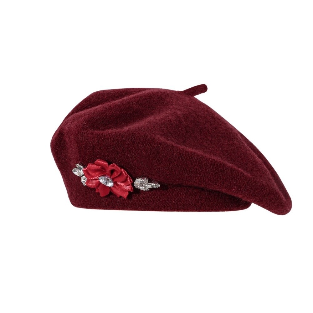 Vintage Solid Color Wool Beret - огляд і ціна Beret French Wool